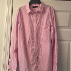 Banana republic women’s size 12 dress shirt, pink